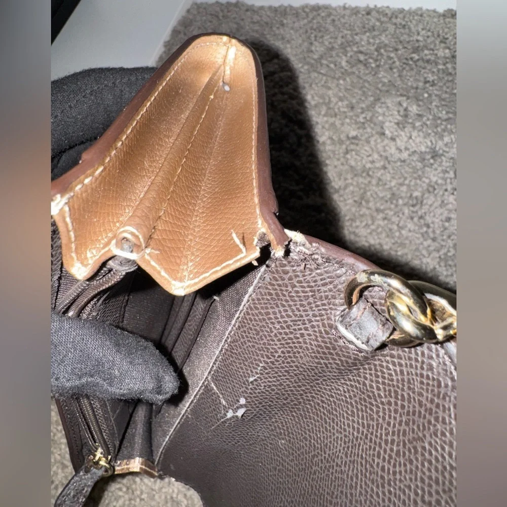 Coach Gold Women's Wristlet | Flawed see photos